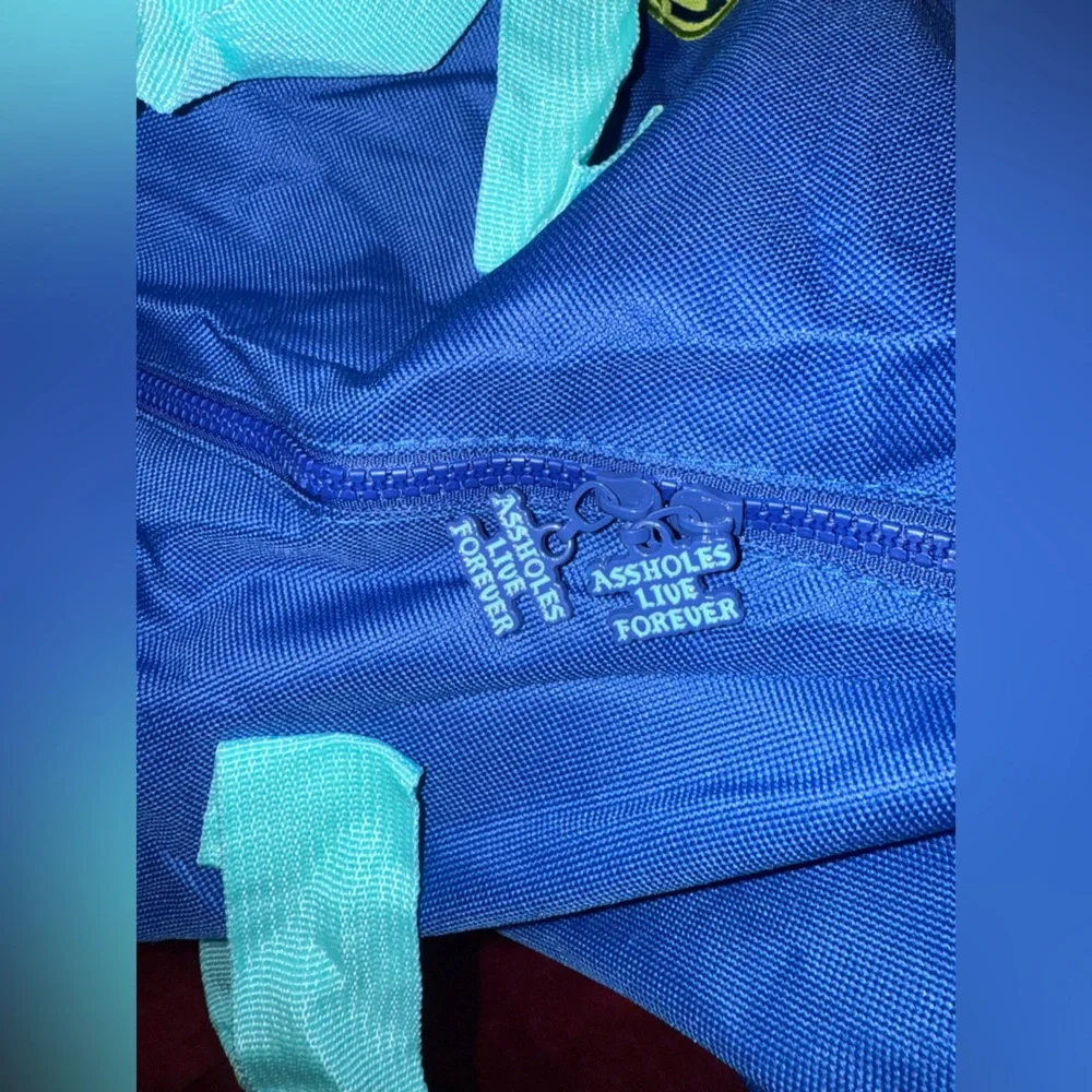 ALF (Assholes Live Forever) Blue “Emotional Baggage” Duffel Bag- New